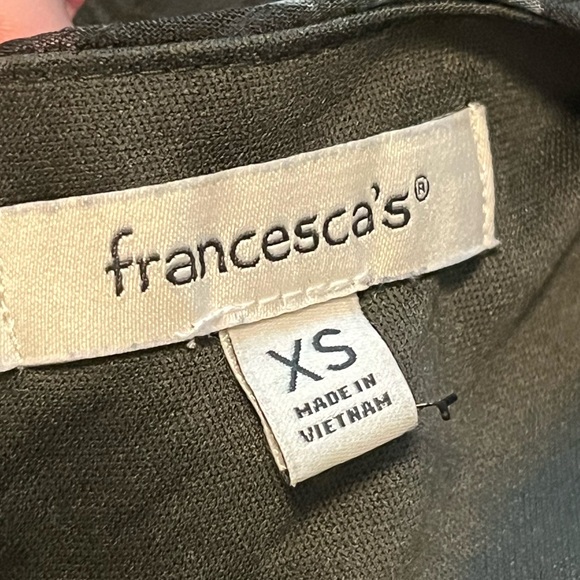 Francesca's Collections Black Floral Ruffled Mini Dress - Picture 5 of 5